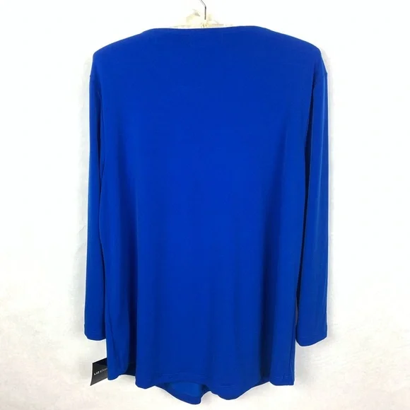 Liz Claiborne Career Long Sleeve Blouse Size L NWT - Picture 4 of 6